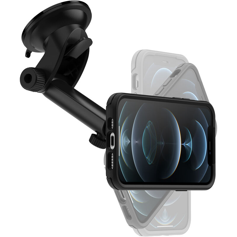 Accezz Support de téléphone voiture pour iPhone 13 - MagSafe - Tableau de  bord et pare-brise - Magnétique - Noir