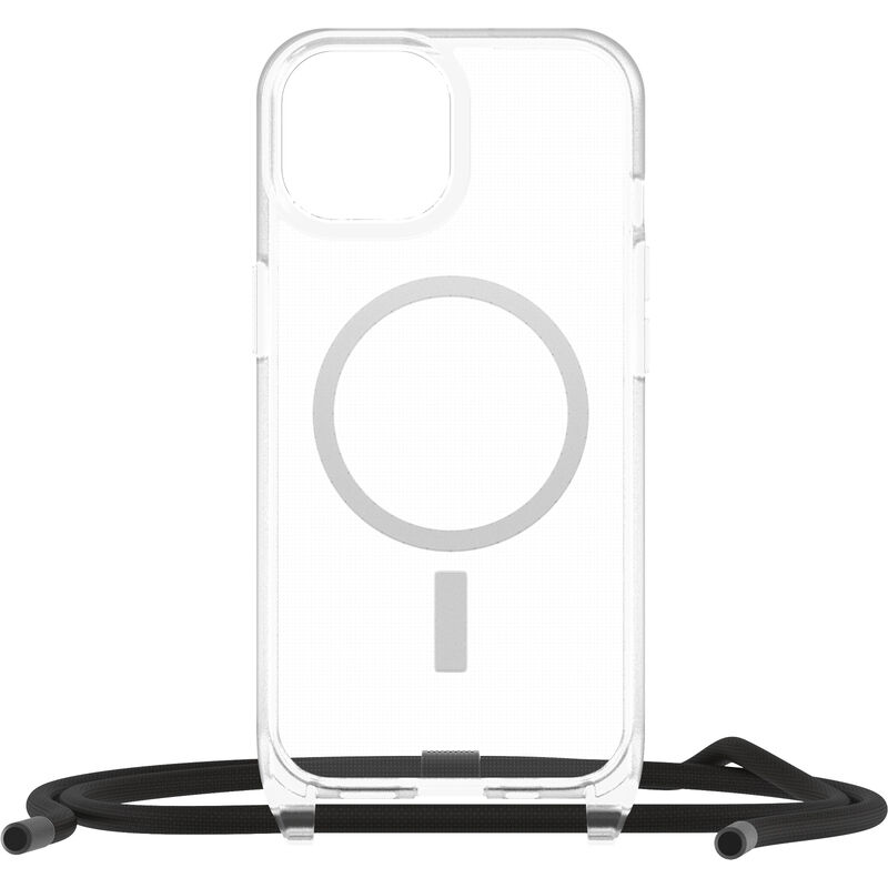 Coque pour iPhone 15, étui anti-choc avec cordon, étui transparent avec  cordon - Coque