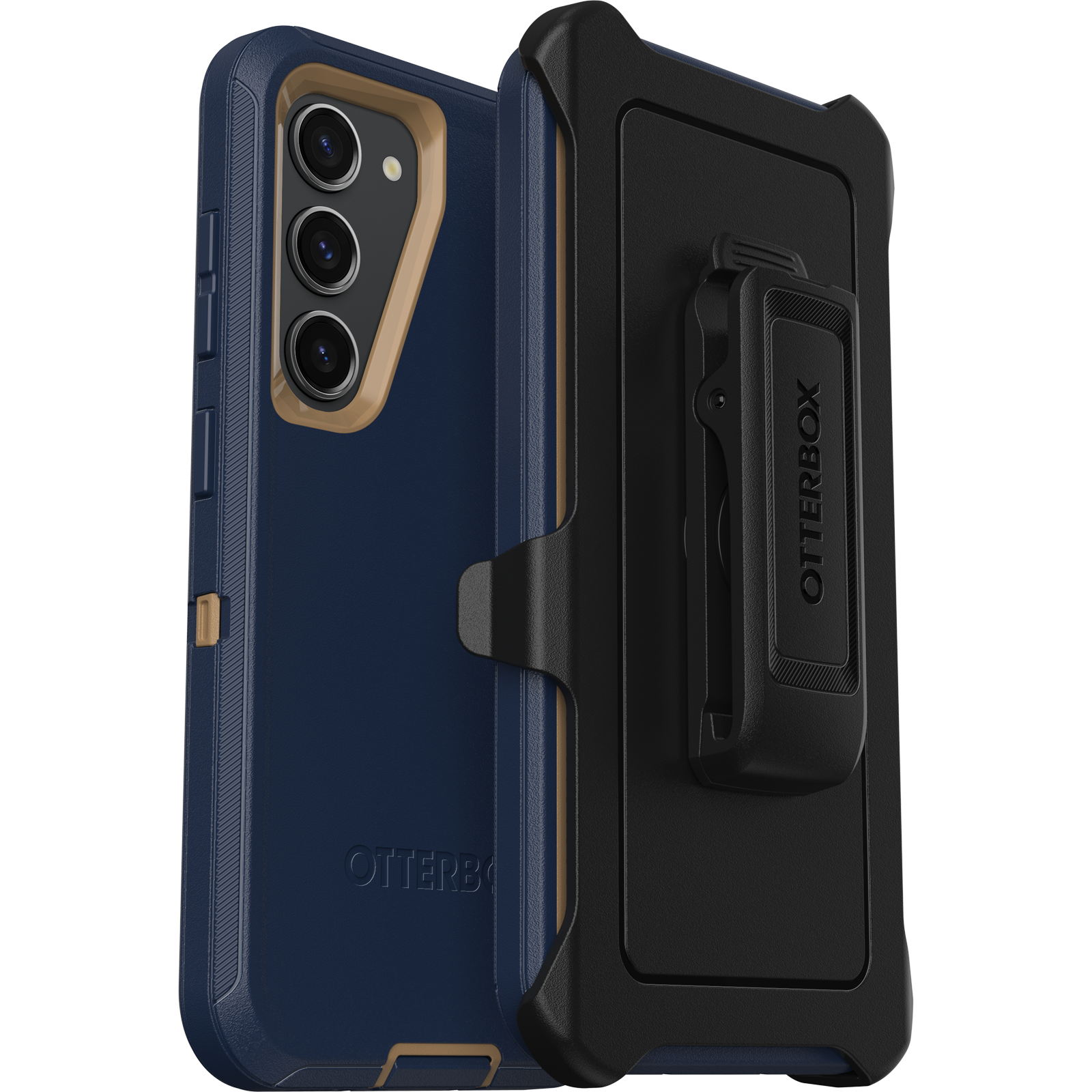 Galaxy S23 Coque | Defender Series Blue Suede Shoes