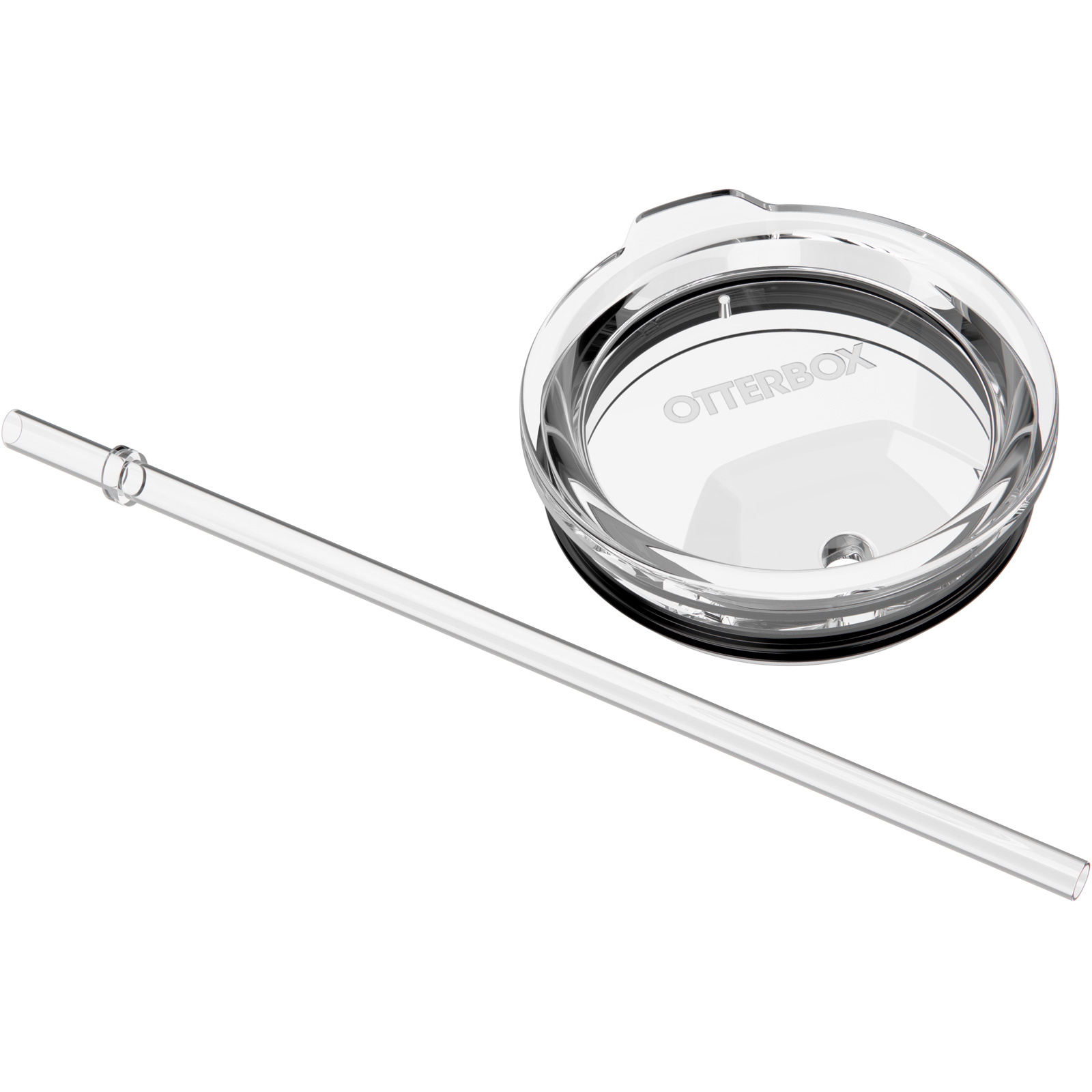 Elevation Straw Lid Clear
