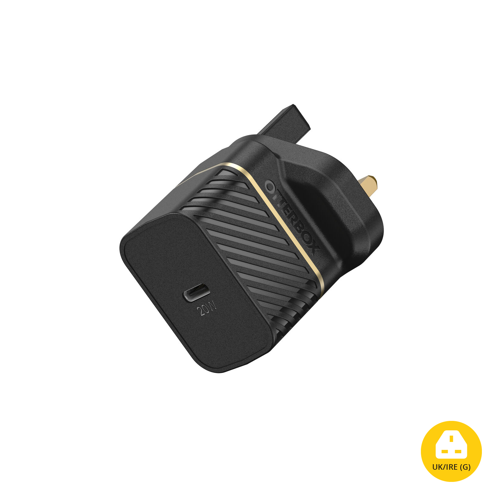 20W USB-C Chargeur Mural Black Shimmer