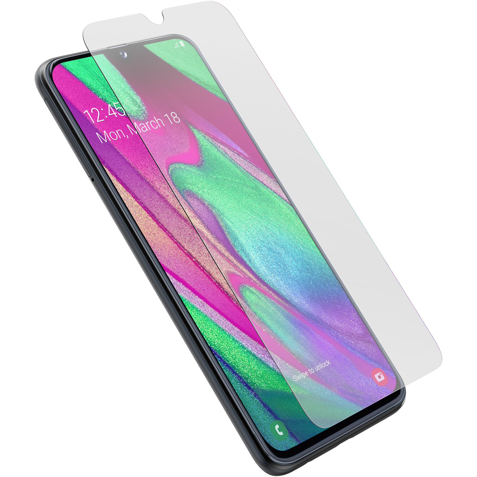Alpha Glass Screen Protector for Galaxy A40 Clear