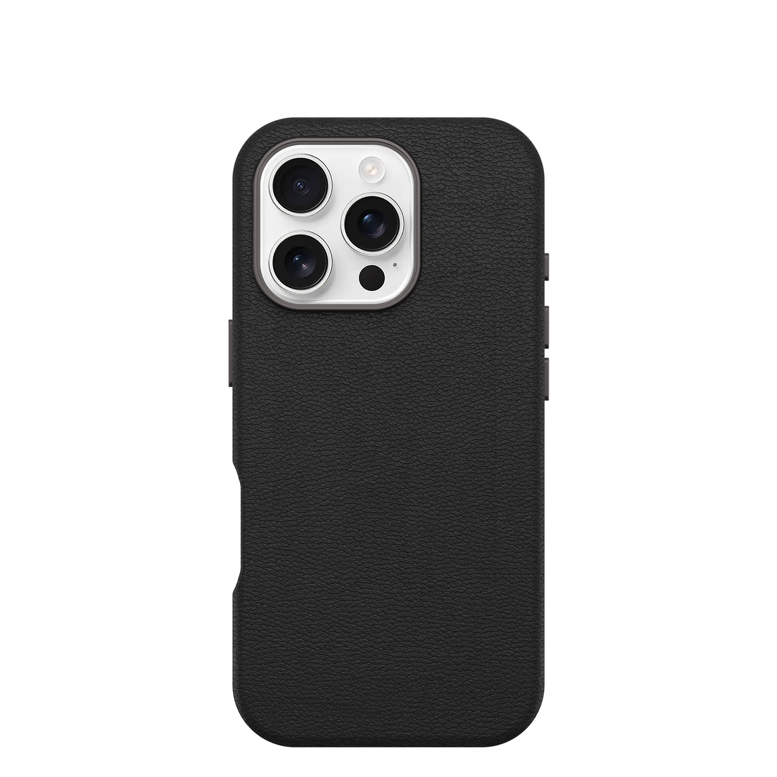 Coque iPhone 16 Pro | Symmetry Series Cactus Leather pour MagSafe Noir Ash