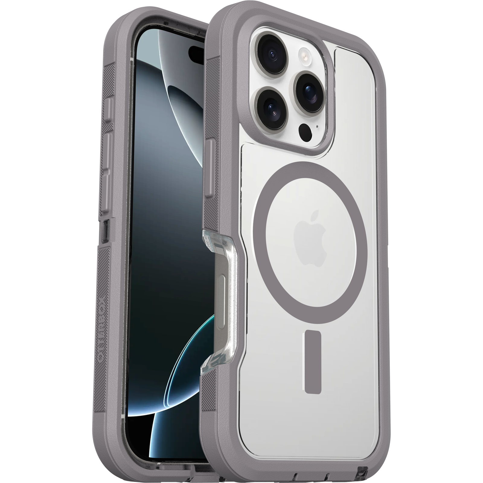 Coque iPhone 16 Pro | Defender Series XT pour MagSafe Snow Capped Clear