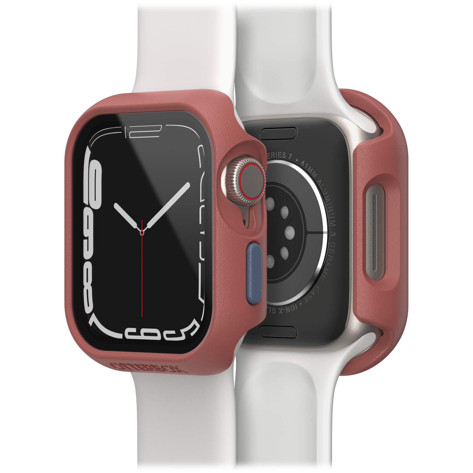 Apple Watch Series 8 et Apple Watch Series 7 Coque | Eclipse Coque Brick Red