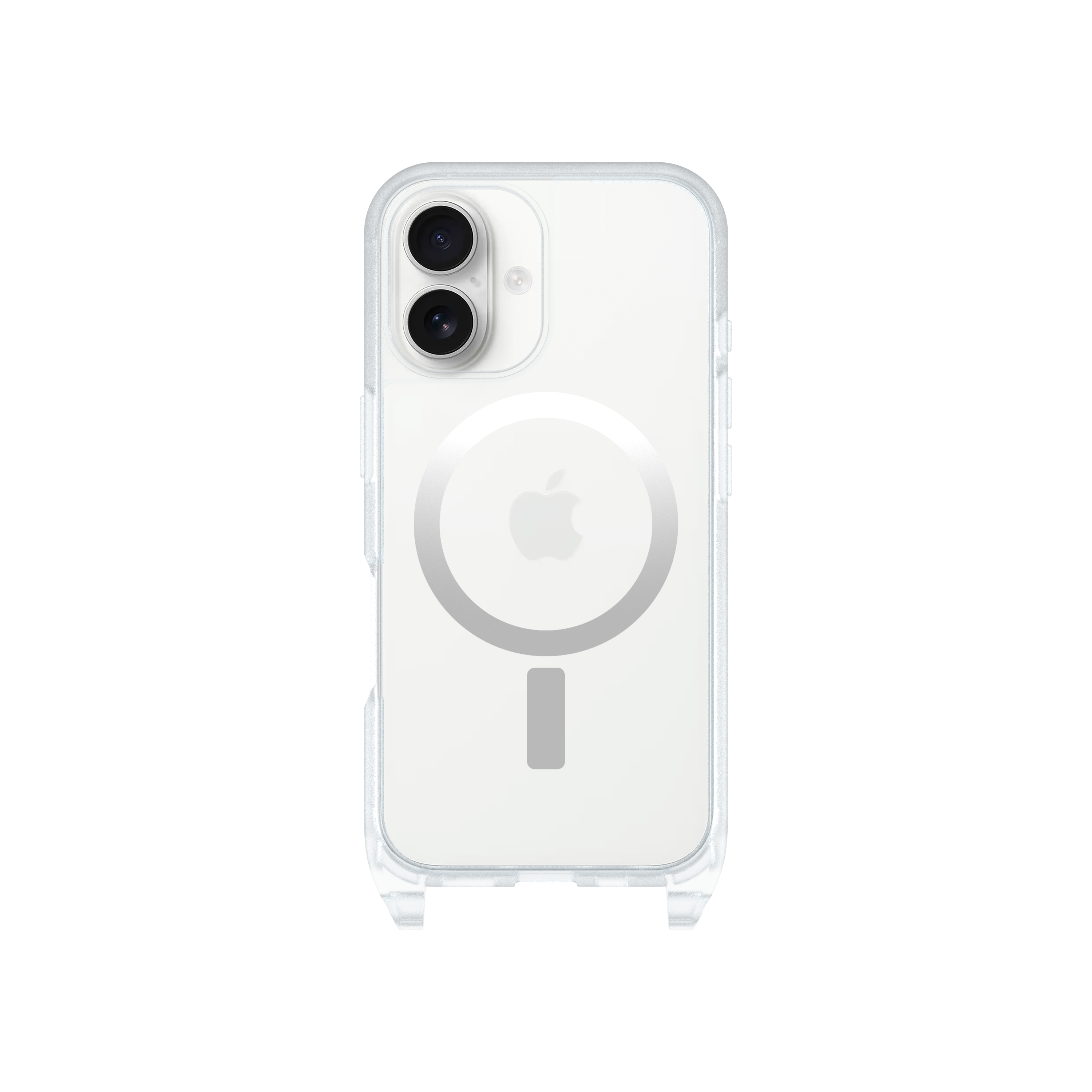 Coque iPhone 16 | React Series Necklace Magsafe Clear