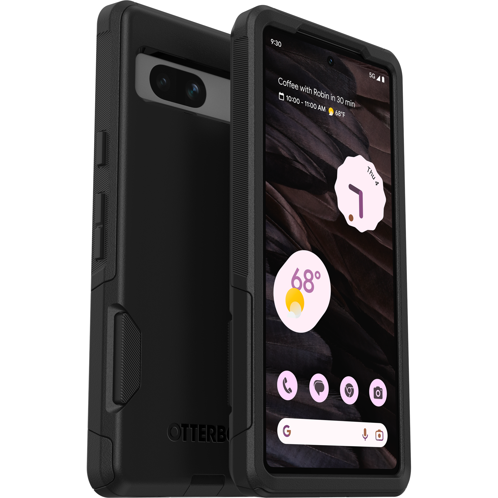 Pixel 7a Coque | Commuter Series Black