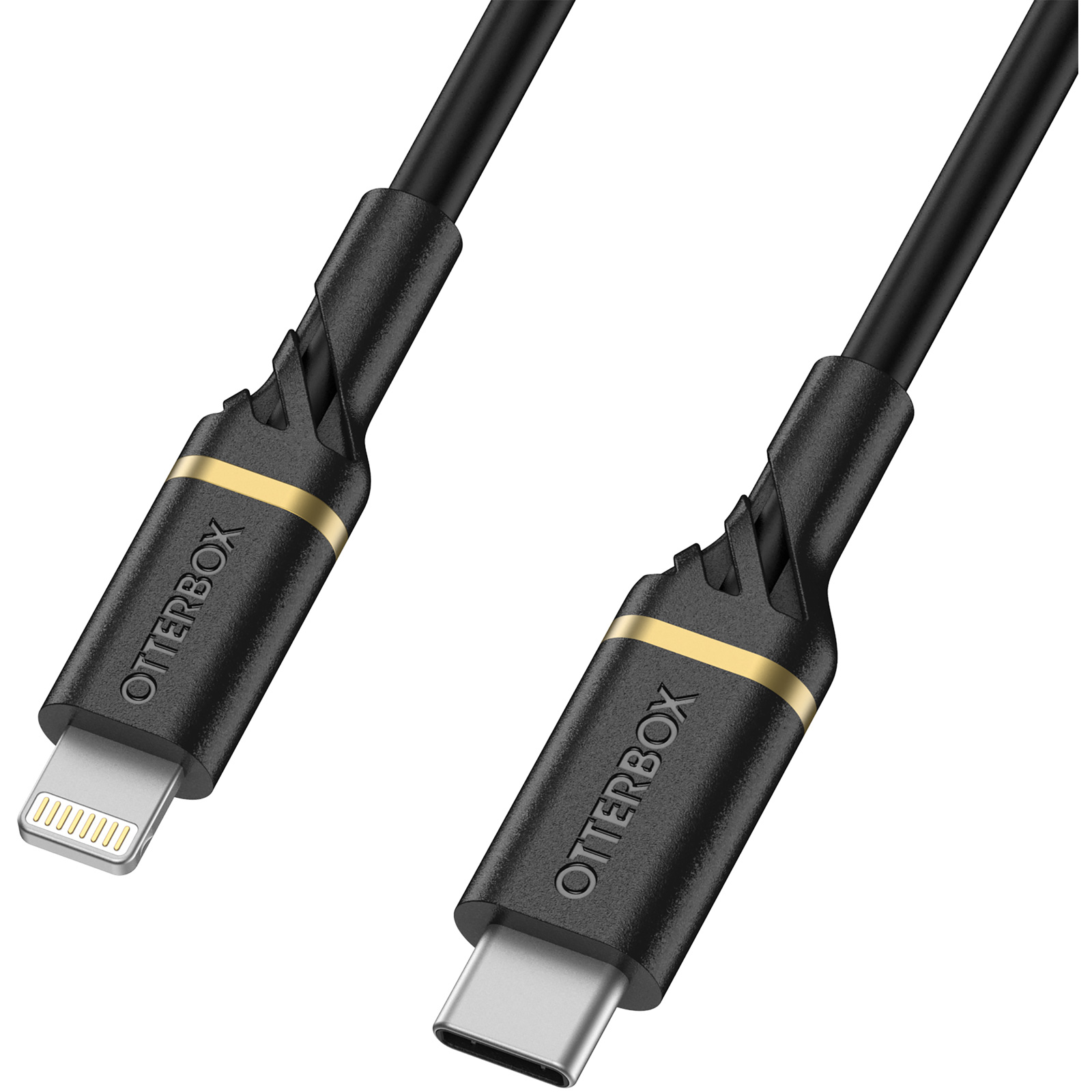 Lightning to USB-C Fast Charge Cable Black Shimmer