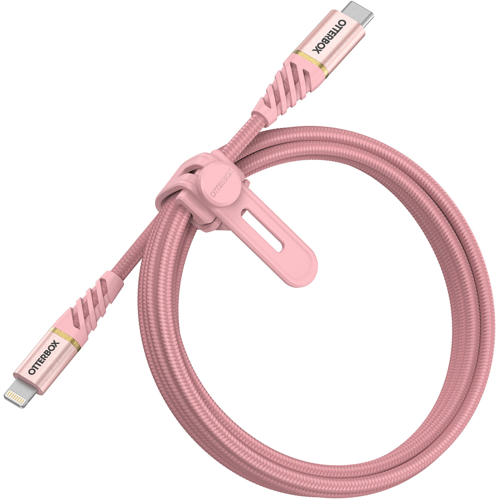 Lightning to USB-C Fast Charge Cable - Premium Shimmer Rose