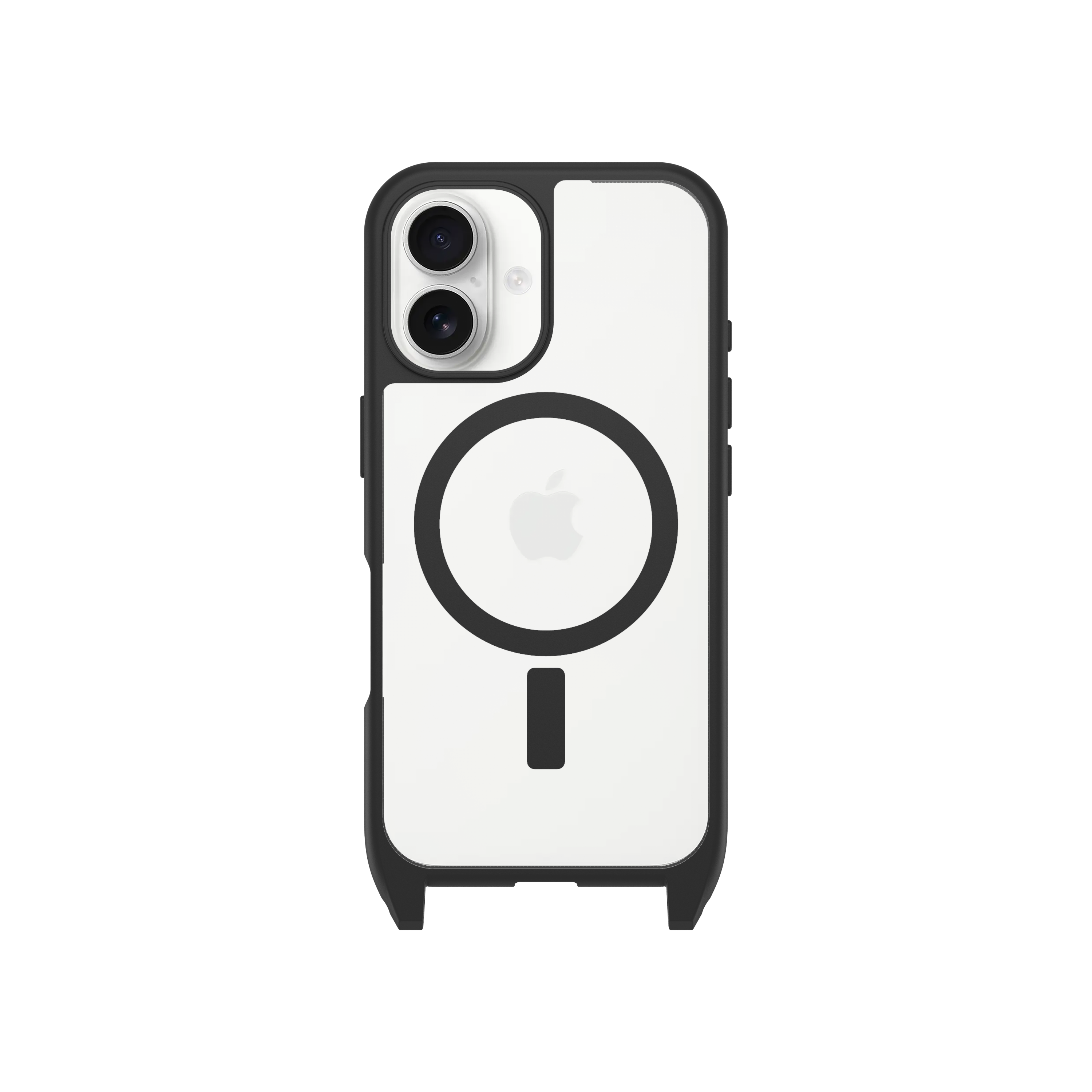 Coque iPhone 16 | React Series Necklace Magsafe Black Crystal