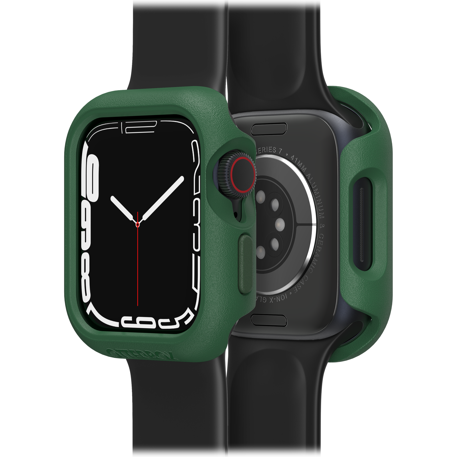 Watch Bumper pour Apple Watch Series 8/7 Green Envy
