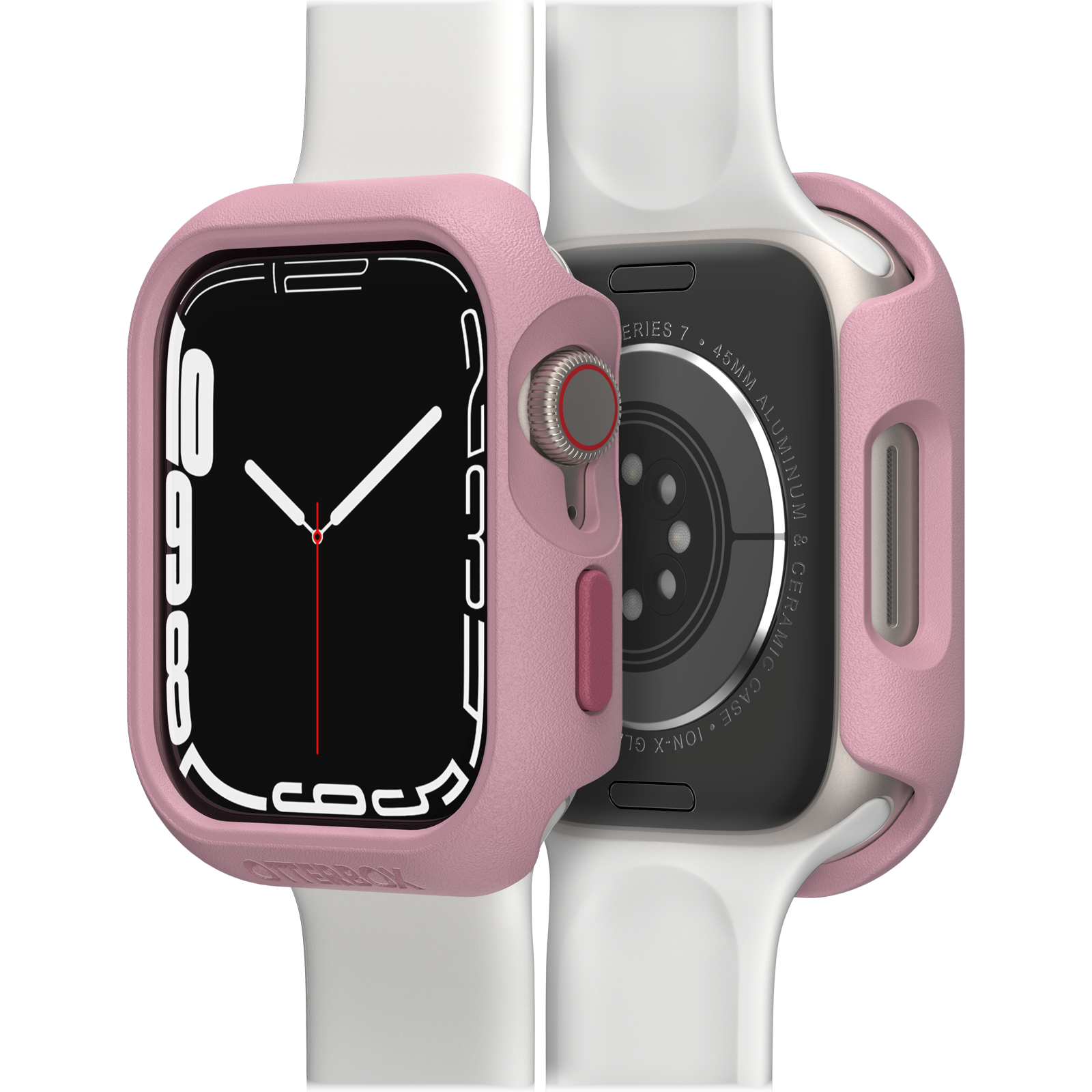 Watch Bumper pour Apple Watch Series 8/7 Mauve Morganite