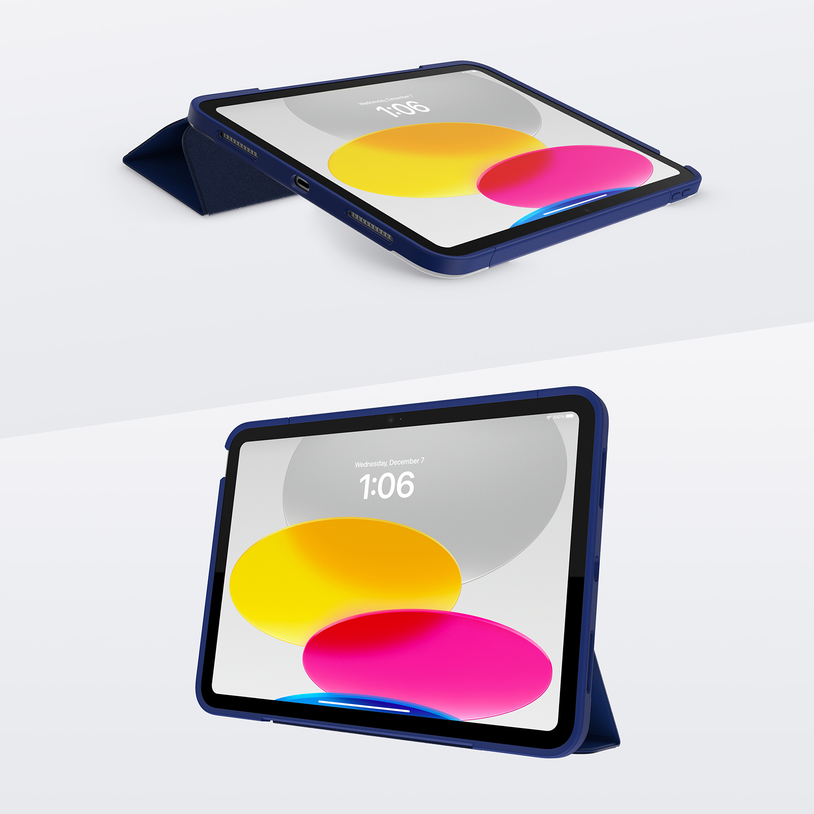 Housse XEPTIO Apple iPad 10 eme generation 360 blanc