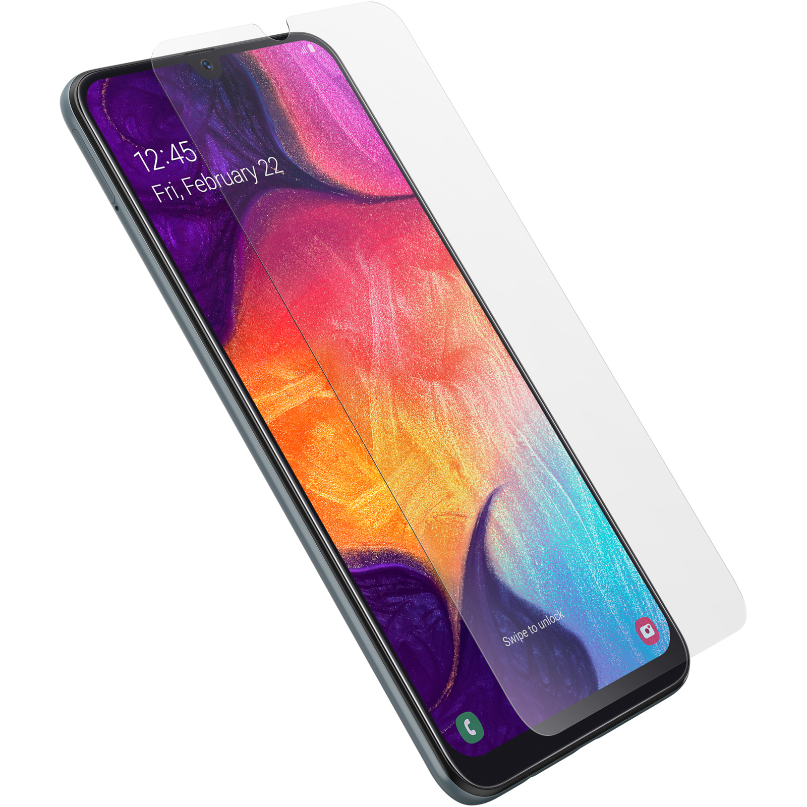 Alpha Glass Screen Protector for Galaxy A50 Clear