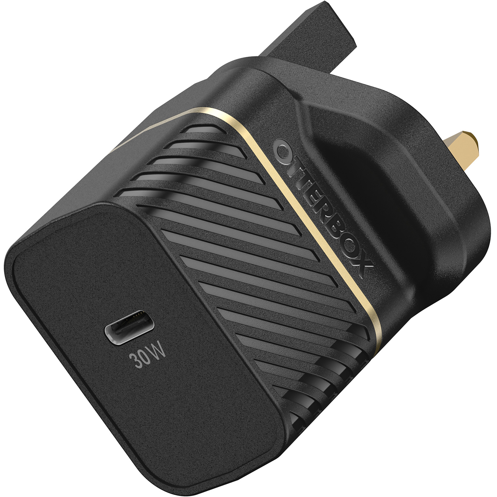 USB-C Fast Charge Wall Charger, 30W Black Shimmer