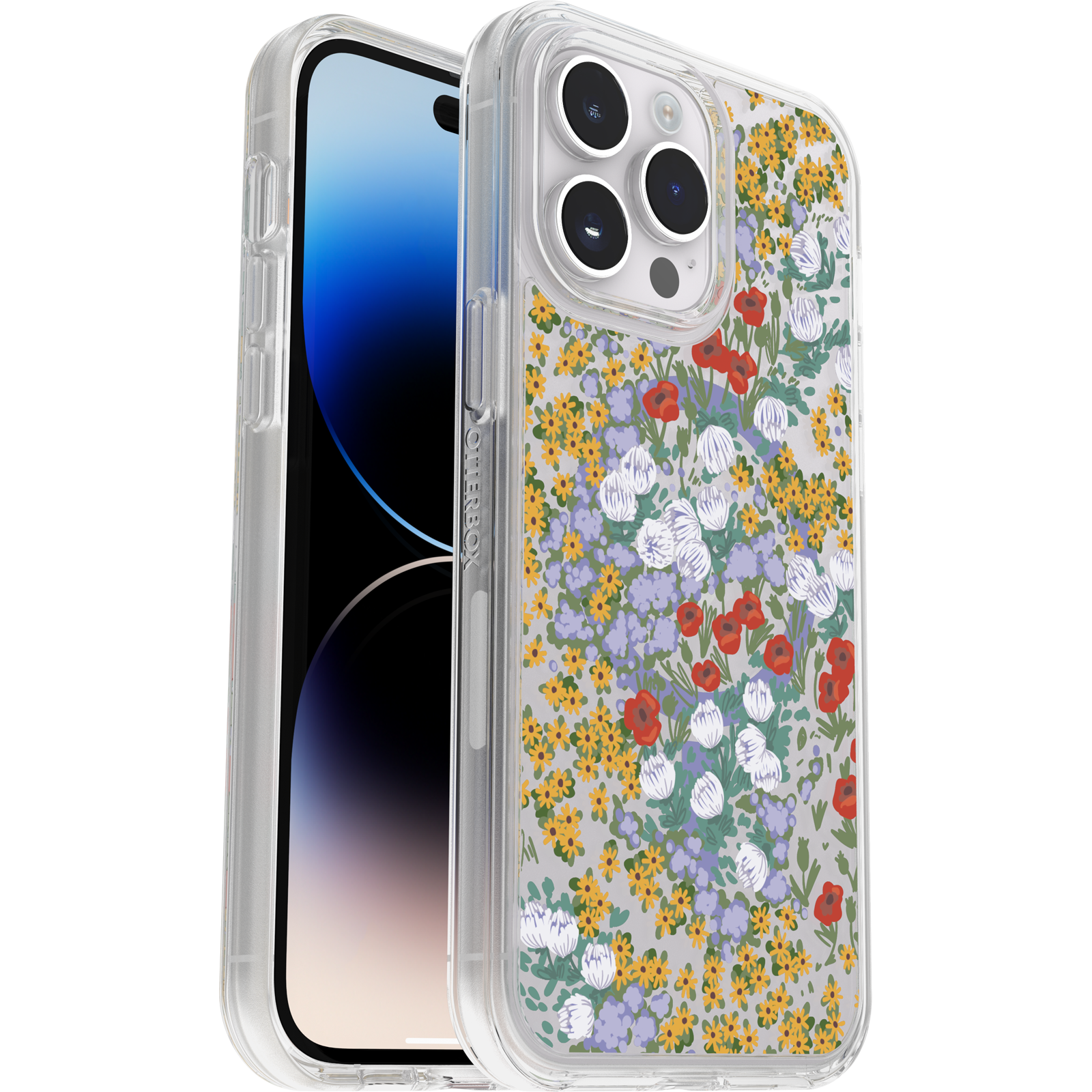 iPhone 14 Pro Max Symmetry Series Clear for MagSafe Case Flower Fields