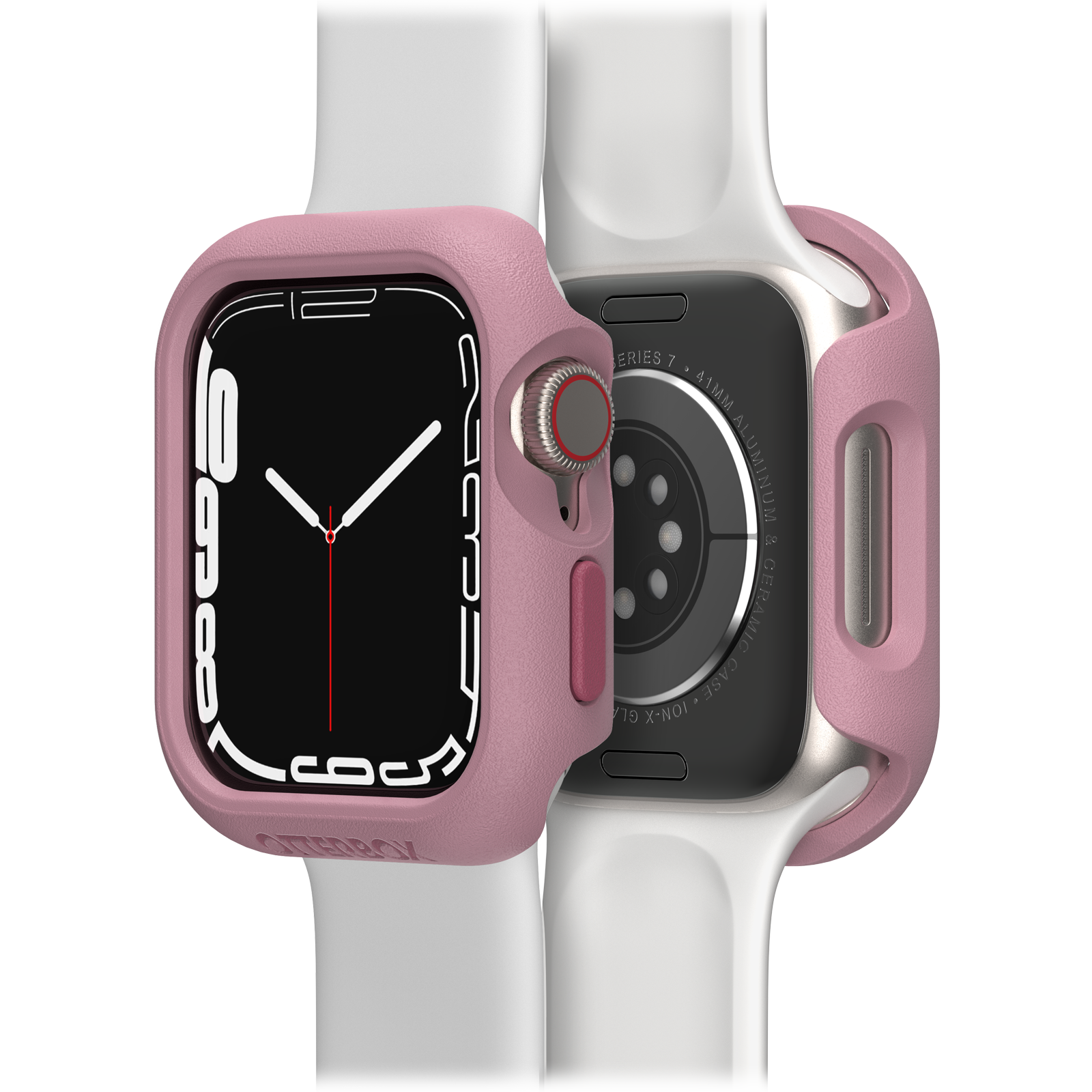 Watch Bumper pour Apple Watch Series 8/7 Mauve Morganite